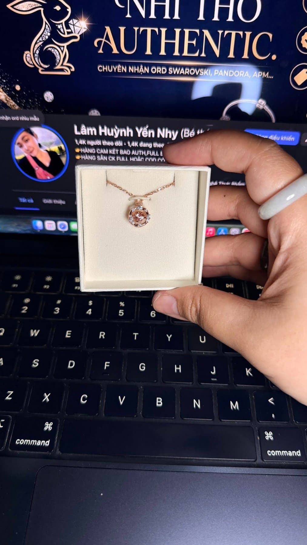 dây chuyền constella mới 2026 - ROSE GOLD